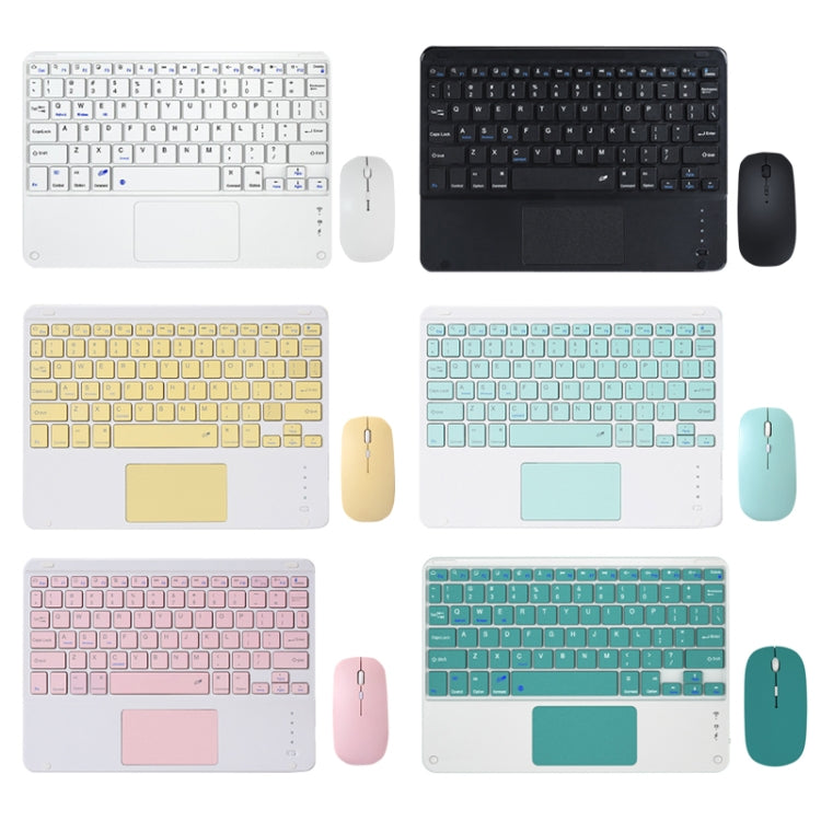 871 9.7 Inch Portable Tablet Bluetooth Keyboard With Touchpad + Mouse Set for iPad(Pink + Mouse) - Universal by PMC TechLife | Online Shopping South Africa | PMC TechLife