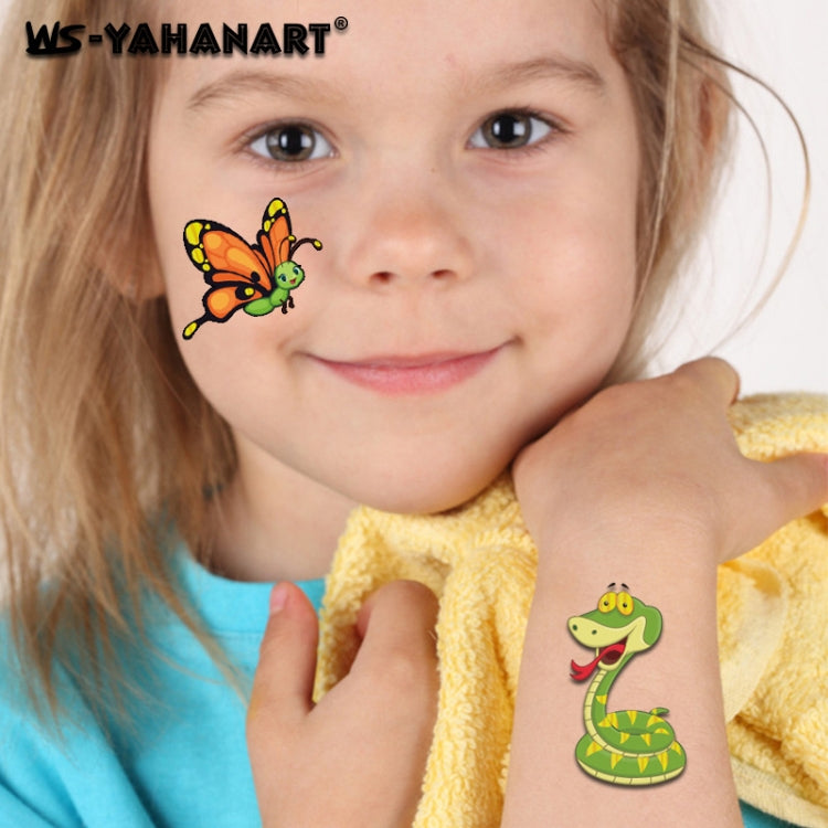 10 PCS Animal Bronzing Cartoon Tattoo Stickers Children Temporary Arm Stickers(WE-020) - Sticker by PMC Jewellery | Online Shopping South Africa | PMC Jewellery