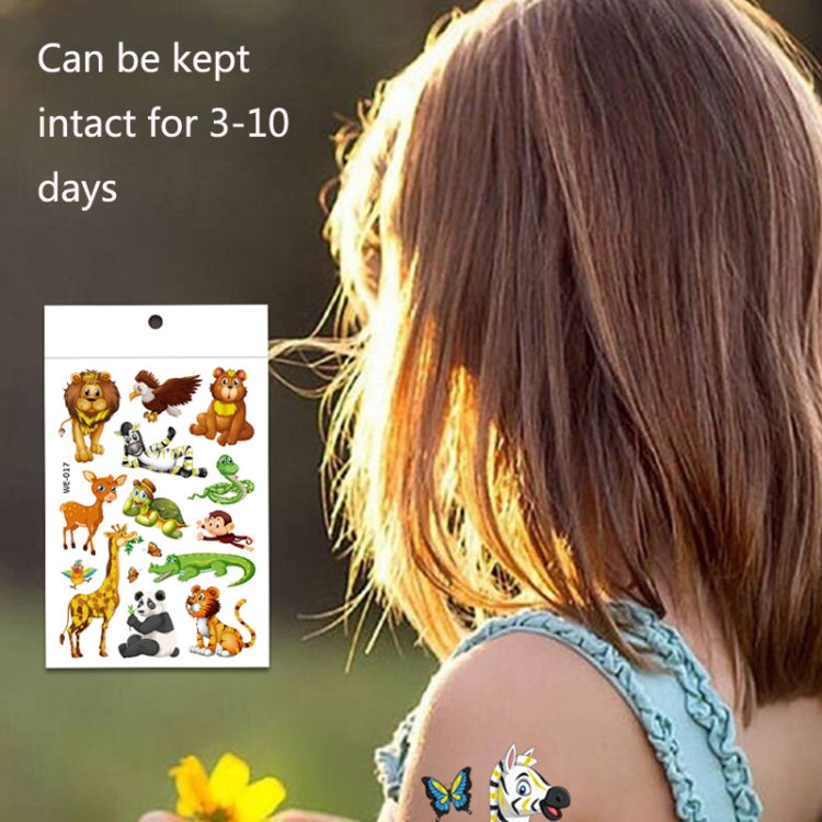 10 PCS Animal Bronzing Cartoon Tattoo Stickers Children Temporary Arm Stickers(WE-017) - Sticker by PMC Jewellery | Online Shopping South Africa | PMC Jewellery