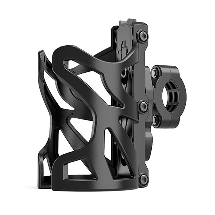 SMCP5456 Motorcycle Drink Holder Bicycle Cup Rack Kettle Frame Modified Accessories, Colour: With Pipe Clamp (Black) - Holders by PMC TechLife | Online Shopping South Africa | PMC TechLife