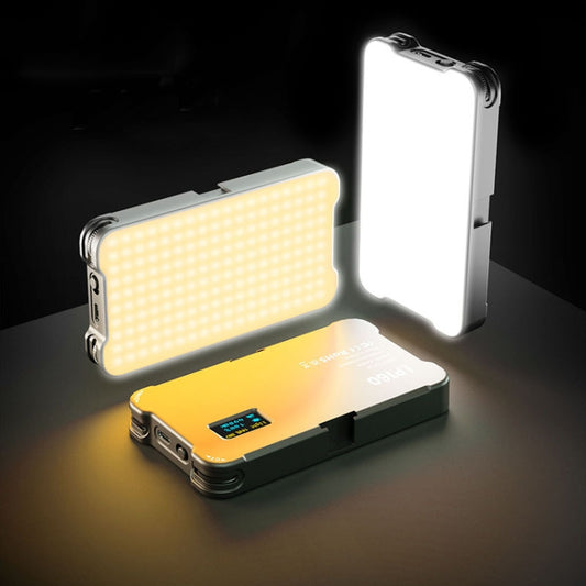 LP160 180 LEDs Square Pocket Fill Light Dual Color Temperature Portable Mobile Phone SLR Computer Photography Fill Light -  by PMC Jewellery | Online Shopping South Africa | PMC Jewellery