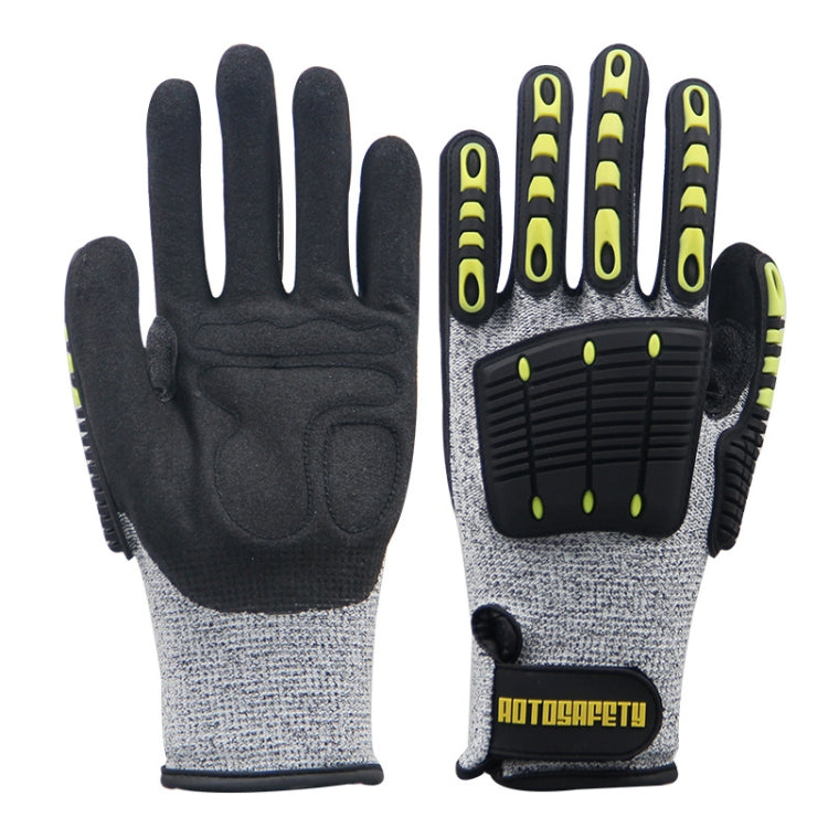ROTOSAFETY RZT-HFZ20 Shock-Proof Anti-Smashing Anti-Cutting Anti-Collision Gloves TPR Mechanical Maintenance Fire Rescue Miners Mining Anti-Stab Gloves, Size: XL - Workplace Safety Supplies by PMC Jewellery | Online Shopping South Africa | PMC Jewellery