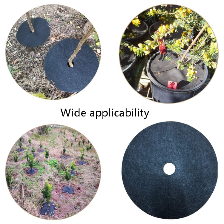 42x5cm Ecological Anti-Grass Non-Woven Cloth Gardening Floor Cover Cloth Breathable Moisturizing Can Reduce Fruit Garden Film(Black) - Garden Netting by PMC Jewellery | Online Shopping South Africa | PMC Jewellery