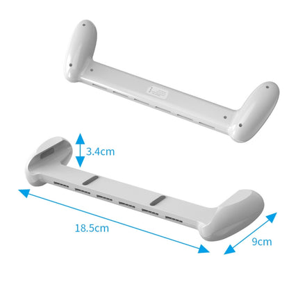 JYS NS217 Host Handle With Game Card Storage For Switch OLED(White) - Holder by JYS | Online Shopping South Africa | PMC Jewellery