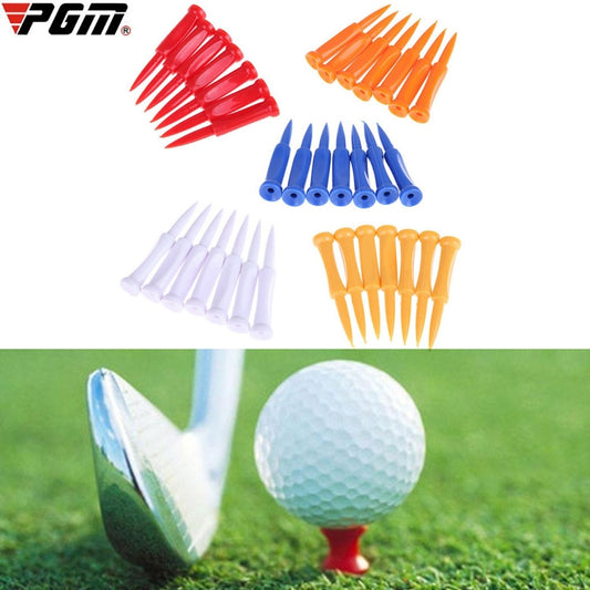 60 PCS PGM QT012 Golf Ribbon Needle Golf Plastic Ball TEE, Random Color Delivery, Specification: 57mm - Golf Accessories by PGM | Online Shopping South Africa | PMC Jewellery