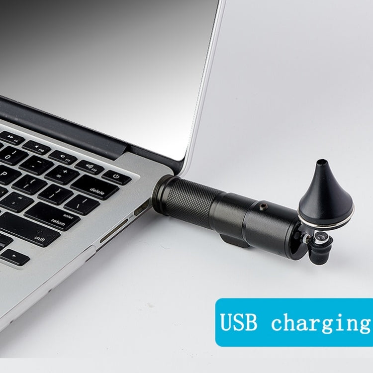 Ear Cleaning Hand Lamp USB Charging Otoscope(Silver) - Ear Care Tools by PMC Jewellery | Online Shopping South Africa | PMC Jewellery