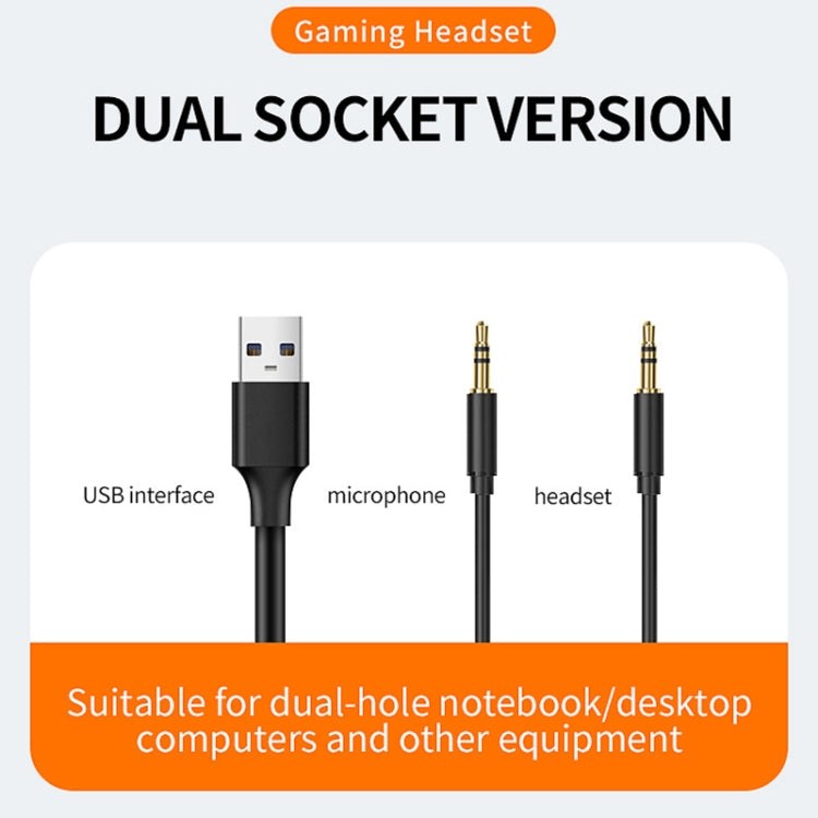PANTSAN PSH-100 USB Wired Gaming Earphone Headset with Microphone, Colour: 3.5mm Yellow - free shipping - PMC TechLife - Order now!