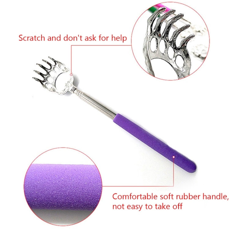 Bear Claw Shape Stainless Steel Telescopic Massage Scratcher, Random Color Delivery(Feet) - Massage & Relaxation by PMC Jewellery | Online Shopping South Africa | PMC Jewellery