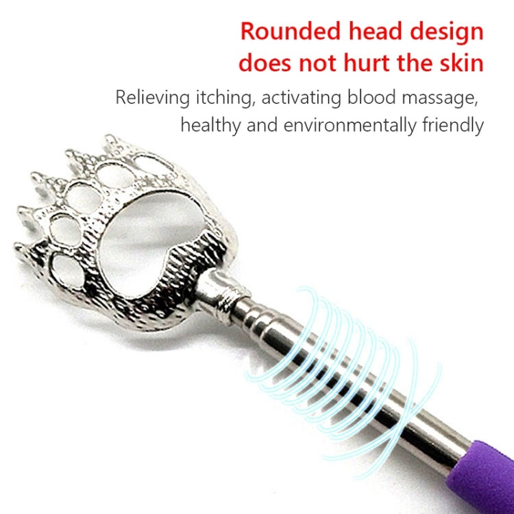 Bear Claw Shape Stainless Steel Telescopic Massage Scratcher, Random Color Delivery(Feet) - Massage & Relaxation by PMC Jewellery | Online Shopping South Africa | PMC Jewellery