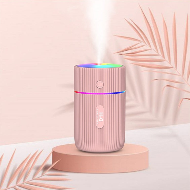 Colorful Cup Humidifier USB Mini Car Air Purifier(Pink) - Air Purifiers & Parts by PMC Jewellery | Online Shopping South Africa | PMC Jewellery