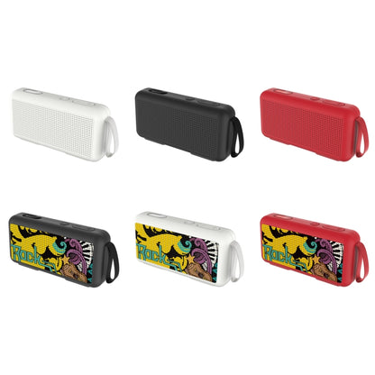 DoRealMe F0 TWS Mini Graffiti Bluetooth Speaker Support FM / TF Card(Black Graffiti) - Mini Speaker by PMC Jewellery | Online Shopping South Africa | PMC Jewellery