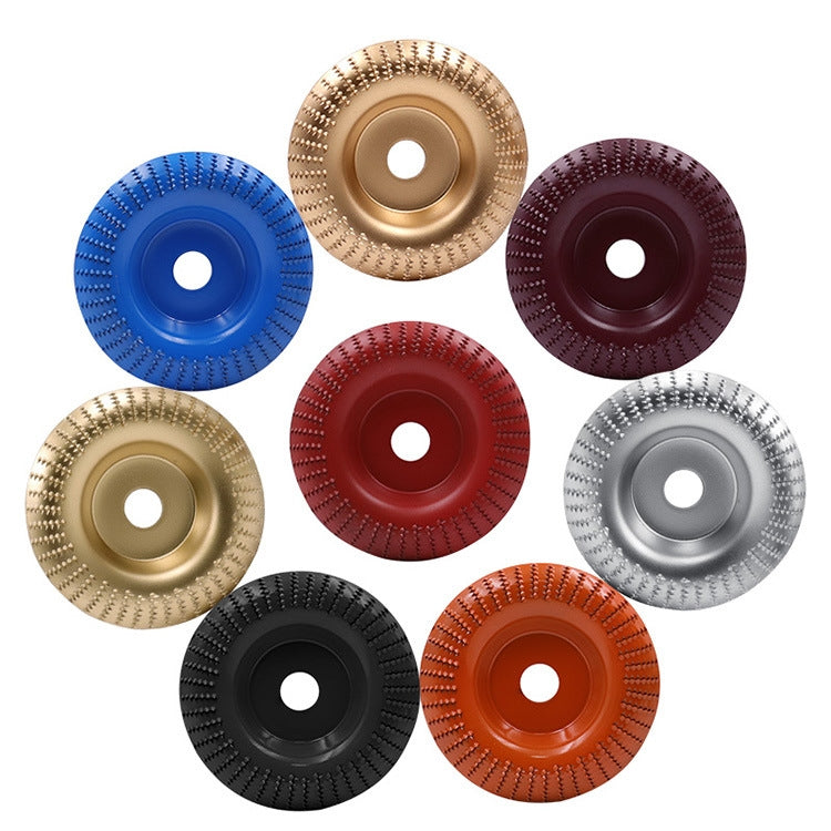 Woodworking Sanding Plastic Stab Discs Hard Round Grinding Wheels For Angle Grinders, Specification: 100mm Silver Curved - Abrasive Tools & Accessories by PMC TechLife | Online Shopping South Africa | PMC TechLife
