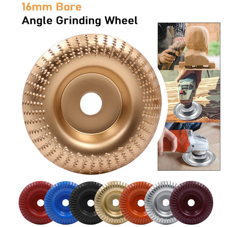 Woodworking Sanding Plastic Stab Discs Hard Round Grinding Wheels For Angle Grinders, Specification: 98mm Golden Plane - Abrasive Tools & Accessories by PMC TechLife | Online Shopping South Africa | PMC TechLife