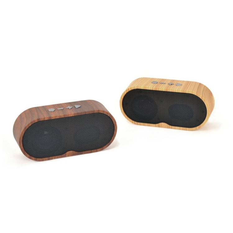 F3 Retro Wood-Grain Mini Bluetooth Speaker Support TF Card(Shallow Grain) - Mini Speaker by PMC Jewellery | Online Shopping South Africa | PMC Jewellery