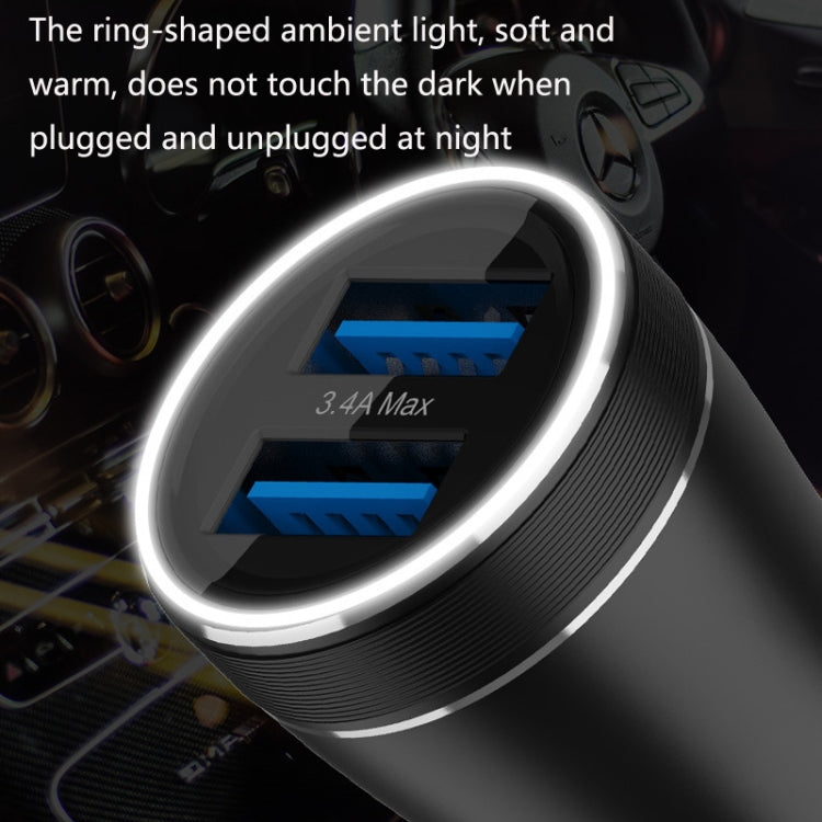 QIAKEY BK928 Dual Ports Fast Charge Car Charger - Car Charger by QIAKEY | Online Shopping South Africa | PMC TechLife