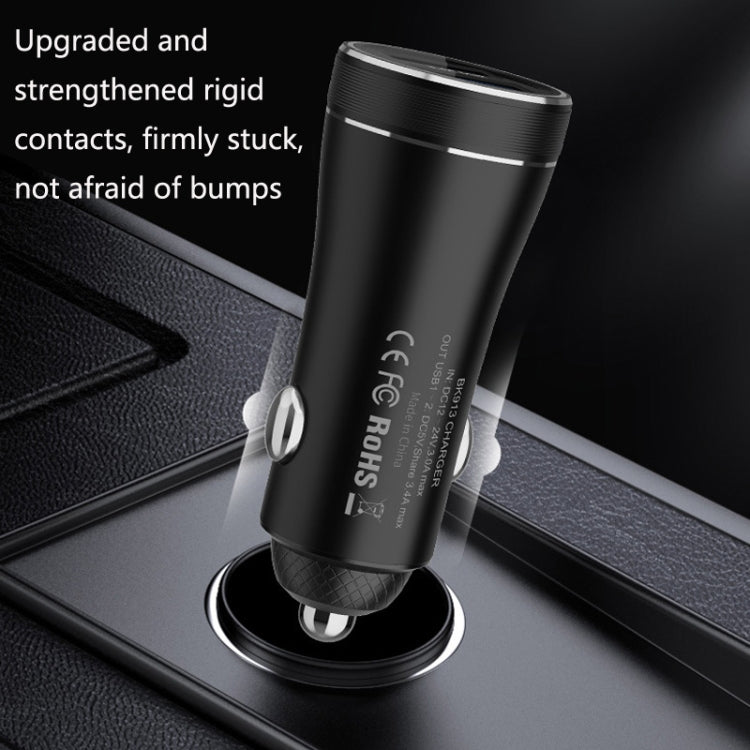 QIAKEY BK928 Dual Ports Fast Charge Car Charger - Car Charger by QIAKEY | Online Shopping South Africa | PMC TechLife