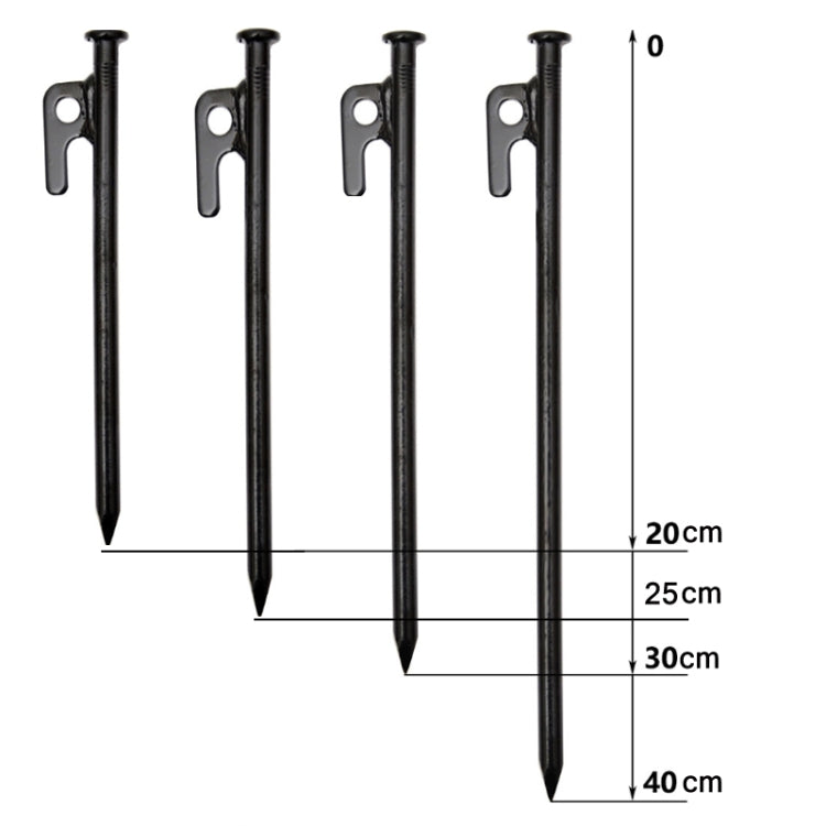 10 PCS 40cm Outdoor Camping Windproof Fixed Canopy Ground Nails - Tents & Accessories by PMC TechLife | Online Shopping South Africa | PMC TechLife