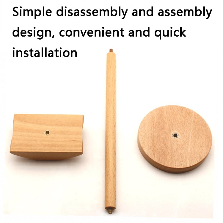 AM-EJZJ001 Desktop Solid Wood Headset Display Stand, Style: D - Anti-lost & Holder by PMC TechLife | Online Shopping South Africa | PMC TechLife