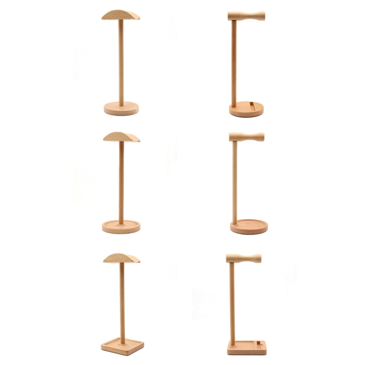 AM-EJZJ001 Desktop Solid Wood Headset Display Stand, Style: E - Anti-lost & Holder by PMC TechLife | Online Shopping South Africa | PMC TechLife