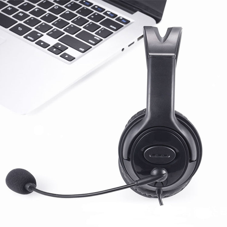 Head-Mounted Wired Headset With Microphone, Style: GAE-440 B - Multimedia Headset by PMC TechLife | Online Shopping South Africa | PMC TechLife