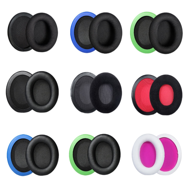 1 Pair Headset Earmuffs For Kingston HyperX Cloud II / Silver / Alpha / Flight / Stinger, Colour: Black+Blue Protein Skin - Earmuff & Pad by PMC TechLife | Online Shopping South Africa | PMC TechLife