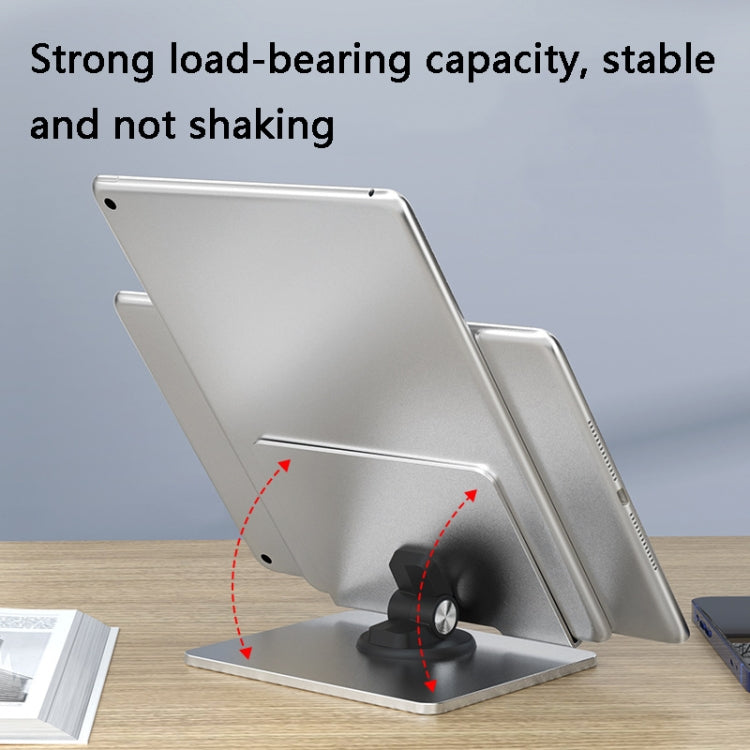 Aluminum Alloy Folding Tablet Bracket(Bright Silver) - Desktop Holder by PMC Jewellery | Online Shopping South Africa | PMC Jewellery