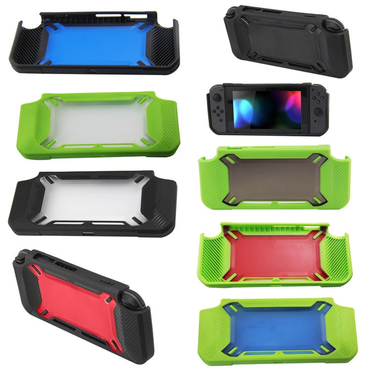 Scratch-Resistant Back Cover For Nintendo Switch(Green + Blue) - Cases by PMC TechLife | Online Shopping South Africa | PMC TechLife