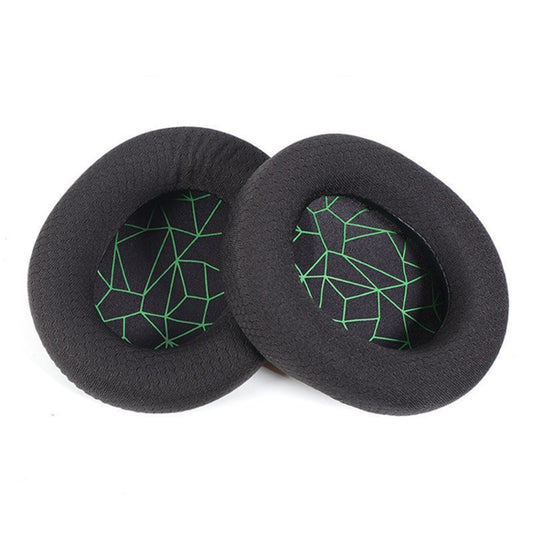 1 Pair Sponge Headset Pad for Steelseries Arctis Pro / Arctis 3 / 5 / 7(Green Print Mesh) - Earmuff & Pad by PMC Jewellery | Online Shopping South Africa | PMC Jewellery