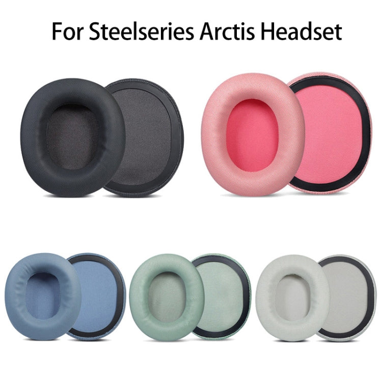 1 Pair Sponge Headset Pad for Steelseries Arctis Pro / Arctis 3 / 5 / 7(Pink Leather) - Earmuff & Pad by PMC Jewellery | Online Shopping South Africa | PMC Jewellery