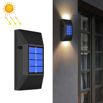 Outdoor Decorative Waterproof Solar Wall Light, Spec: 6 LEDs Warm Light - With Solar Panel by PMC Jewellery | Online Shopping South Africa | PMC Jewellery