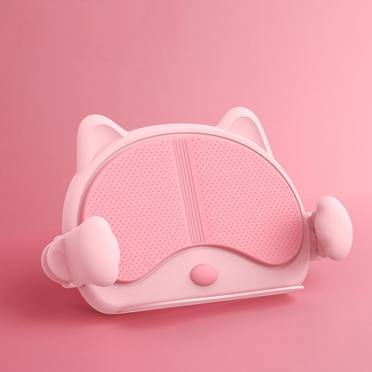 Cat Shape Retractable Tablet Stand(Pink) - Desktop Holder by PMC Jewellery | Online Shopping South Africa | PMC Jewellery