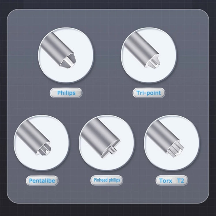 Qianli Super Tactile Grip-Type Precision Silent Dual-Bearing Screwdriver, Series: Type A Phillips - free shipping - PMC TechLife - Order now!