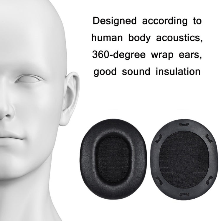 1 Pair Protein Skin Earmuff / Headbeam For Audio-Technica ATH-M70X(Earmuffs) - Earmuff & Pad by PMC TechLife | Online Shopping South Africa | PMC TechLife
