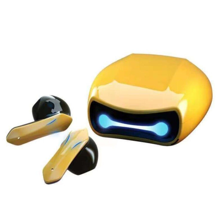TWS Bluetooth 5.2 In-Ear Gaming Earphone With Breathing Light(Yellow) - TWS Earphone by PMC Jewellery | Online Shopping South Africa | PMC Jewellery