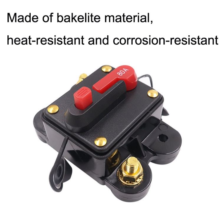 CB2 Car RV Yacht Audio Modification Automatic Circuit Breaker Switch, Specification: 60A - Fuse by PMC TechLife | Online Shopping South Africa | PMC TechLife