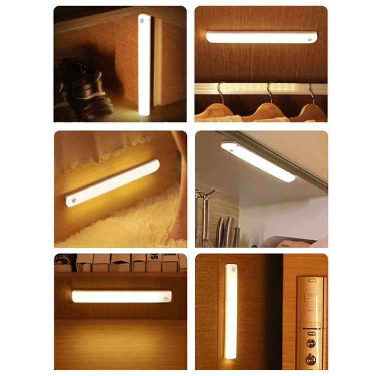 Magnetic Rechargeable Cabinet Bedside Human Body Induction Lamp, Specification: 600 mAh  With Switch 25cm(White Light) - Sensor LED Lights by PMC TechLife | Online Shopping South Africa | PMC TechLife