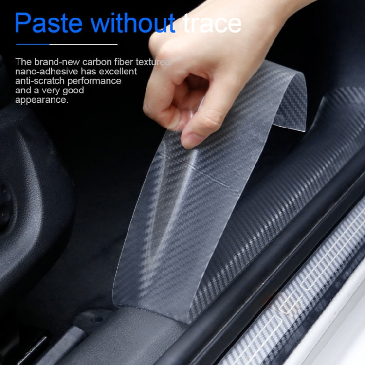 15cm x 5m Car Carbon Fiber Bumper Anti-Collision Strip - Anti Collision Sticker by PMC TechLife | Online Shopping South Africa | PMC TechLife