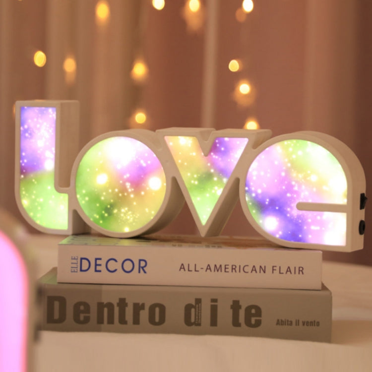 LED Letter LOVE Neon Proposal Scene Arrangement Light Box(C Type) - Holiday Lights by PMC Jewellery | Online Shopping South Africa | PMC Jewellery