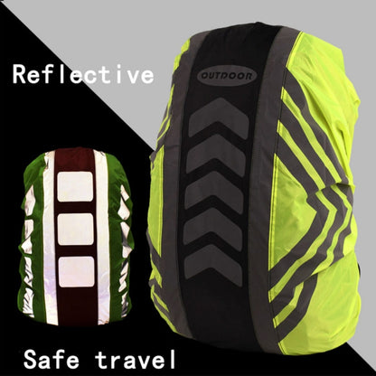 Luminous Pattern Rain Cover for Outdoor Backpack, Size: L 45-55L(Red-1) - Rain Cover Bags by PMC Jewellery | Online Shopping South Africa | PMC Jewellery