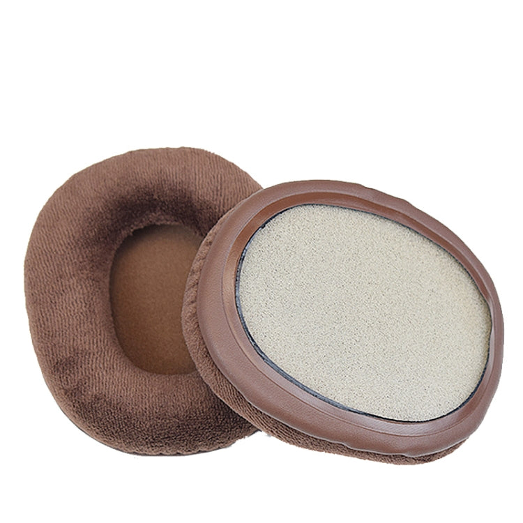 1 Pair Headset Earmuffs For Audio-Technica ATH-M50X/M30X/M40X/M20X, Spec: Brown-Fluff - Earmuff & Pad by PMC TechLife | Online Shopping South Africa | PMC TechLife