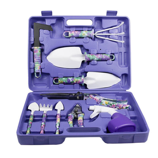 YL025 Potted Gardening Tool Set, Specification: 10 PCS / Set (Purple) - Garden Hand Tools by PMC Jewellery | Online Shopping South Africa | PMC Jewellery | Buy Now Pay Later Mobicred