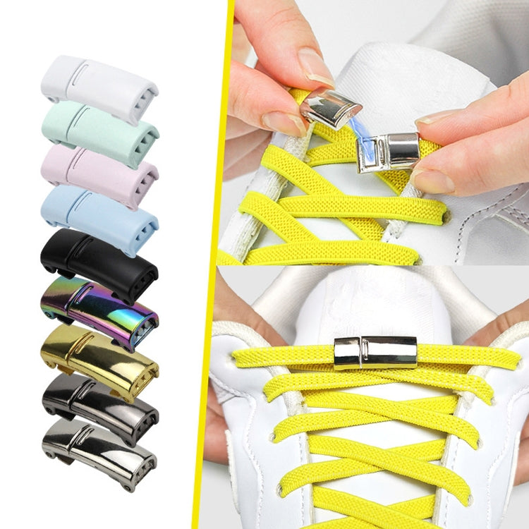 SLK28 Metal Magnetic Buckle Elastic Free Tied Laces, Style: Colorful  Magnetic Buckle - shoelaces by PMC Jewellery | Online Shopping South Africa | PMC Jewellery