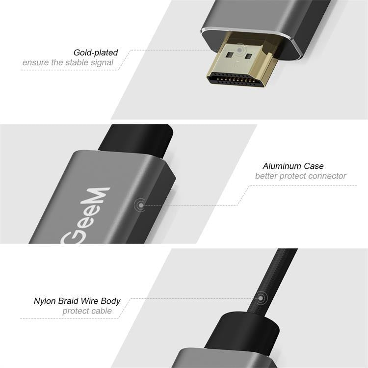 QGeeM QG-HD02 HDMI Single to Mini DP Converter(Silver Gray) - free shipping - PMC TechLife - Order now!