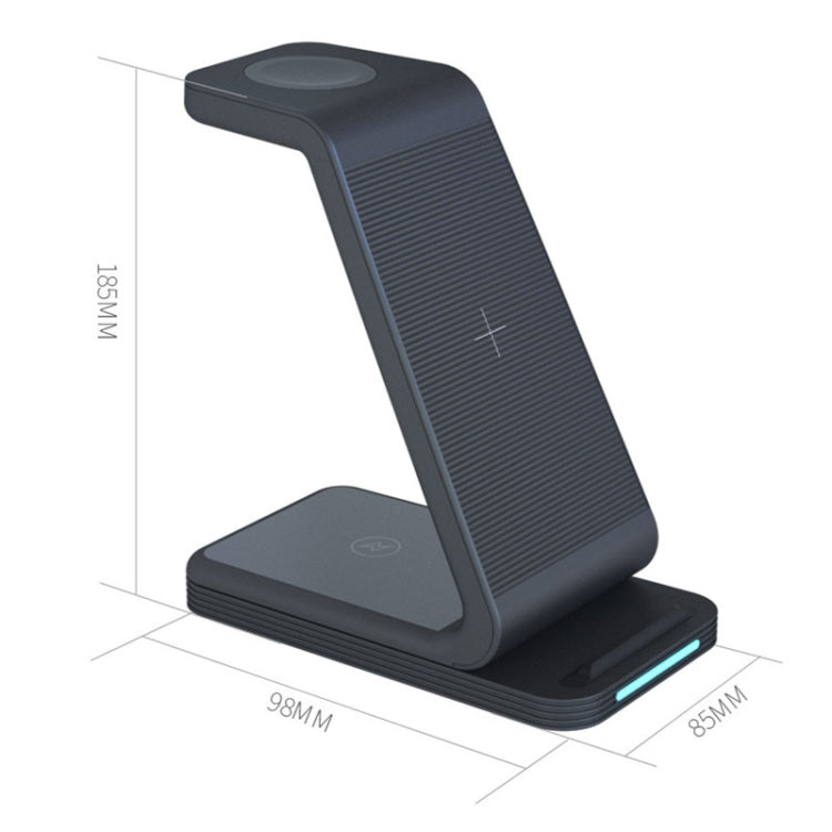 D2 3 In 1 15W Wireless Vertical Charger(White) - free shipping - PMC TechLife - Order now!
