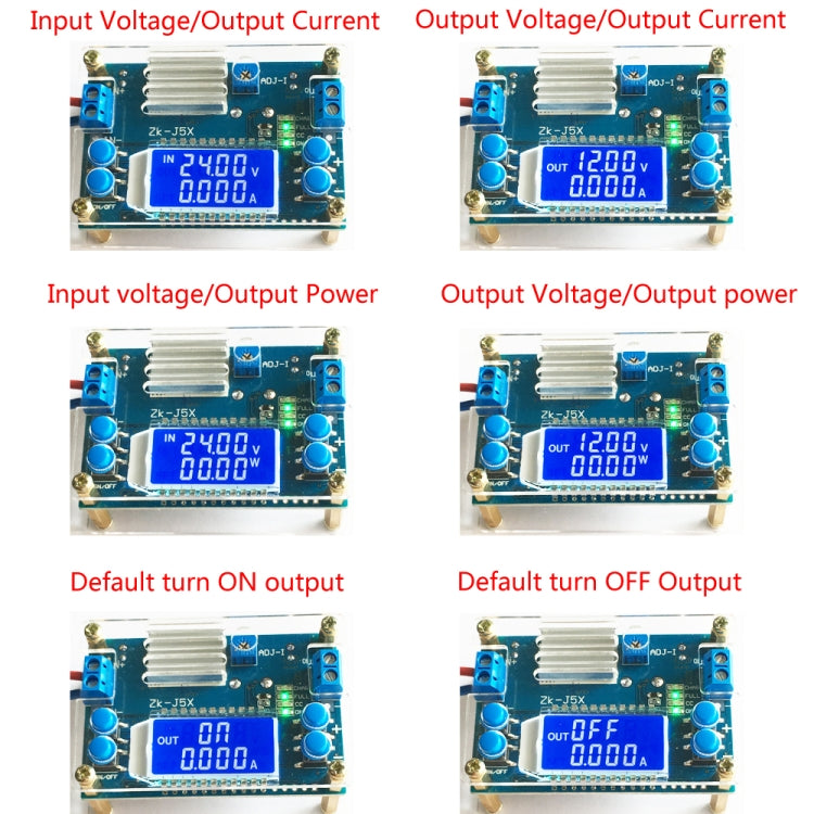 Adjustable Constant Voltage Constant Current Liquid Crystal LCD Multi-Display(PCB) - Other Accessories by PMC Jewellery | Online Shopping South Africa | PMC Jewellery