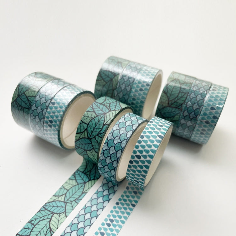3 Sets/9 Rolls 4585 3m Paper Bronzing Hand Account Tape Set(Emerald Green) - Tape & Solid glue by PMC TechLife | Online Shopping South Africa | PMC TechLife