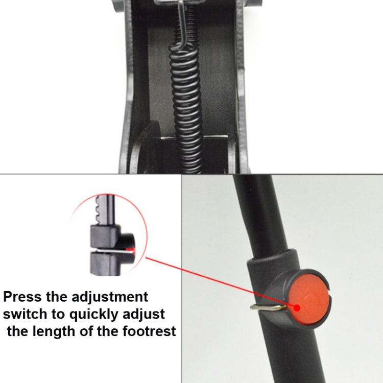Bicycle Mountain Bike Foot Support Adjustable Middle Support(Black) - free shipping - PMC TechLife - Order now!