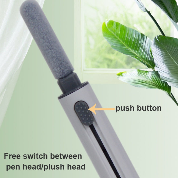 5 PCS Portable Second-generation Telescopic Headset Cleaning Pen Keyboard Dust Brush(Black) - Other Accessories by PMC Jewellery | Online Shopping South Africa | PMC Jewellery