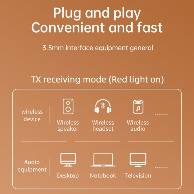 C11 2 In 1 Bluetooth 5.0 Aux Adapter Audio Receiver Transmitter - Audio Receiver Transmitter by PMC Jewellery | Online Shopping South Africa | PMC Jewellery