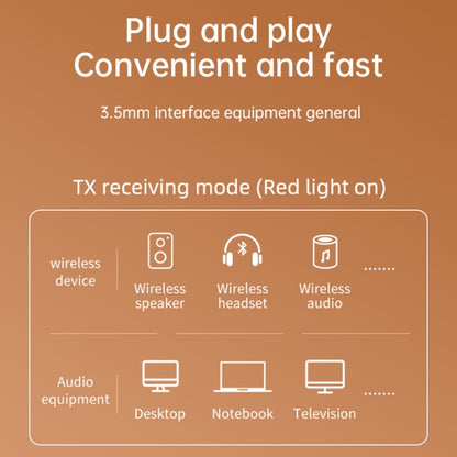 C11 2 In 1 Bluetooth 5.0 Aux Adapter Audio Receiver Transmitter - Audio Receiver Transmitter by PMC Jewellery | Online Shopping South Africa | PMC Jewellery